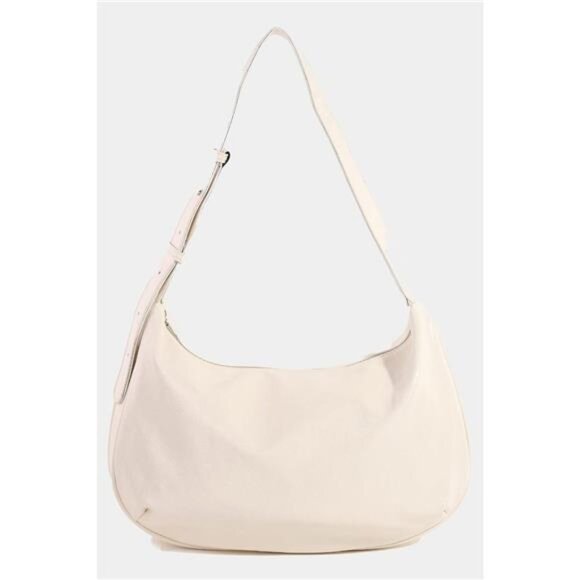 Fame Handbags - Fame Faux Leather Hobo Crescent Shoulder Bag